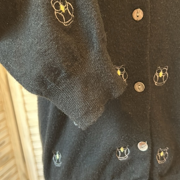 Tulip B Owl Print Button Front Cardigan - Picture 4 of 5